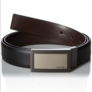 Calvin Klein Men's Buckle 36mm Reversible Belt